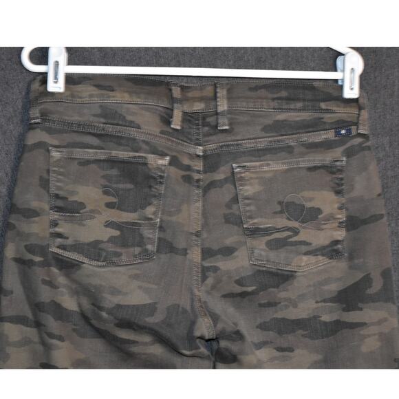 Lucky Brand Women's 10/30 Sofia Skinny Camo Pattern Denim Distressed Jeans - Picture 5 of 10